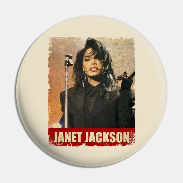 Janet Jackson - NEW RETRO STYLE Pin by FREEDOM FIGHTER PROD