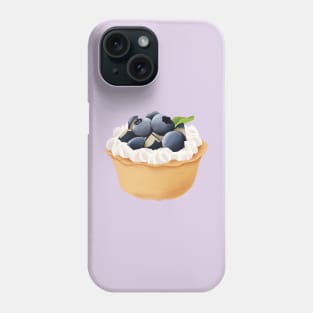 Blueberry tart Phone Case