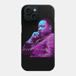 MLK Portrait Quote Phone Case