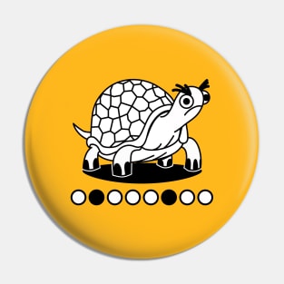 Grumpy turtle Pin