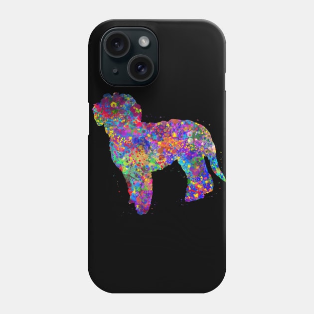 Goldendoodle dog Phone Case by Yahya Art