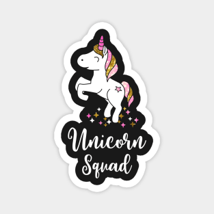 Unicorn Squad - Team Einhorn - Glitzer - Geschenk - Pferd - Glitter - Glitzer - Trend Geschenk - Gift Magnet