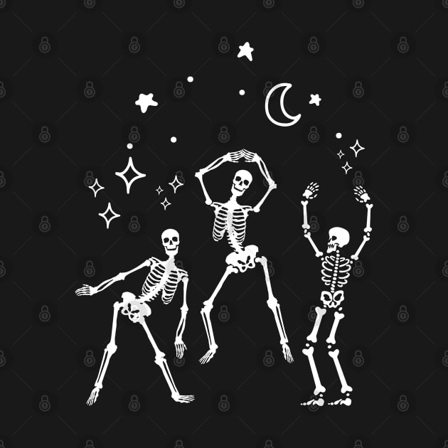 dancing skeleton by M.Y