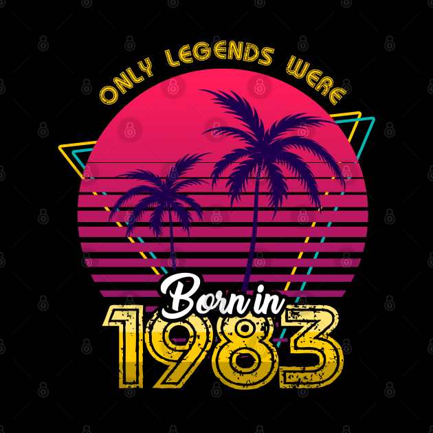 Born in 1983 T-Shirt by MarCreative