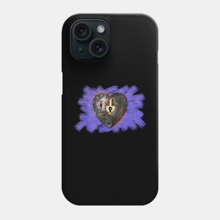 Grunge gothic Heart Phone Case