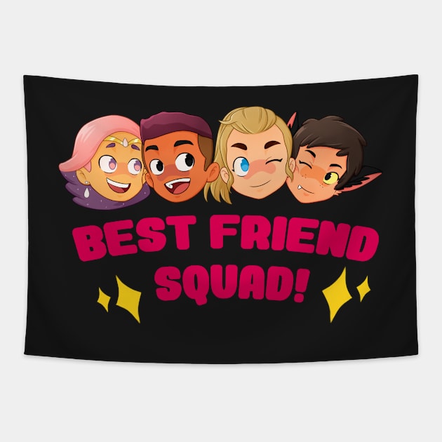 Best Friend Squad She-Ra Tapestry by HeyMrDeath