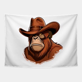 Orangutan Cowboy Tapestry