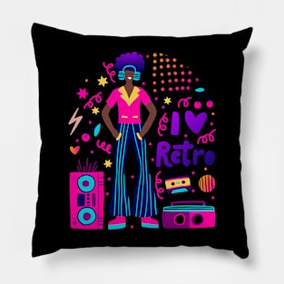 80's Party Boy Pillow