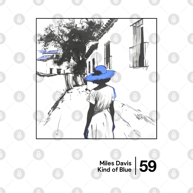 Kind of Blue / Minimalist Graphic Artwork Design by saudade