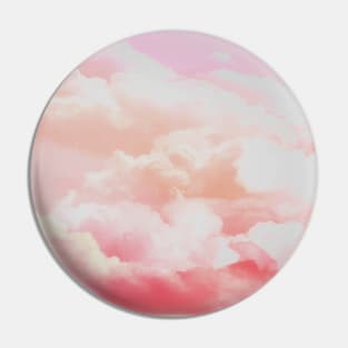 watercolor Pink sky background Pin