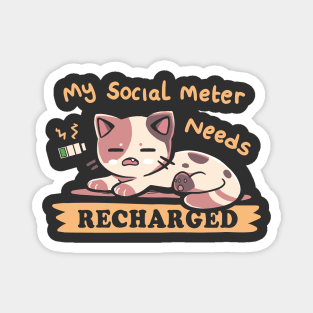 Social Meter Recharge Magnet