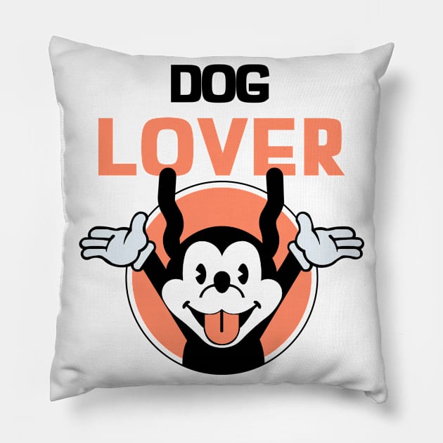 dog lovers only Pillow by Fun Purchase