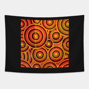 Awesome Aboriginal Dot Art Tapestry