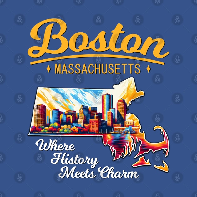 Boston, Massachusetts - Where History Meets Charm by Blended Designs