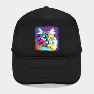 Siberian Cat Pop Art - Cat Lover Gift Hat