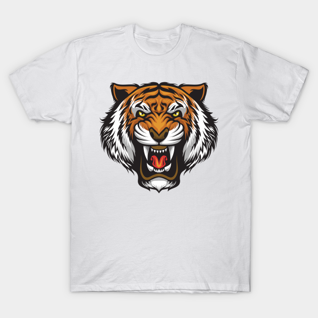 Tiger Rage - Tiger Face - T-Shirt