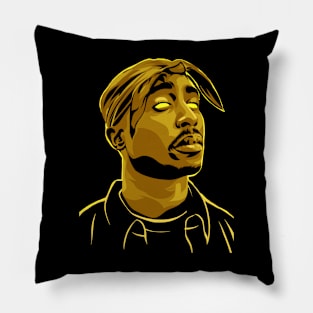 2 Pac Illustration Pillow