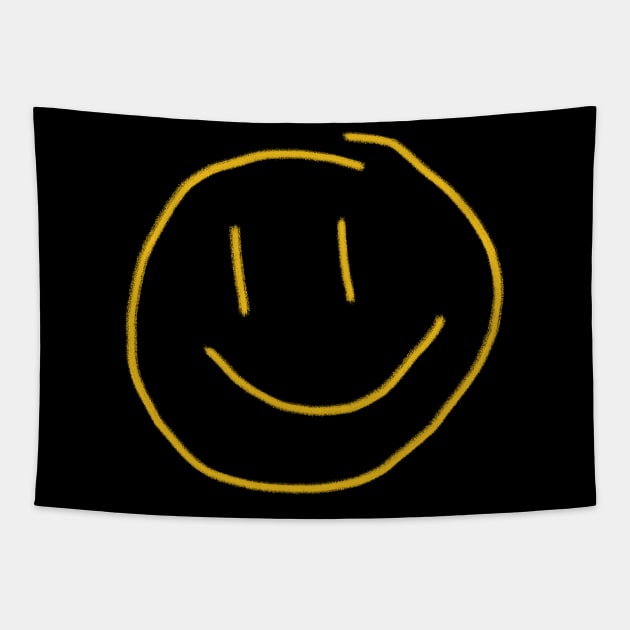 Mr. Smiley Tapestry by cowboyknees