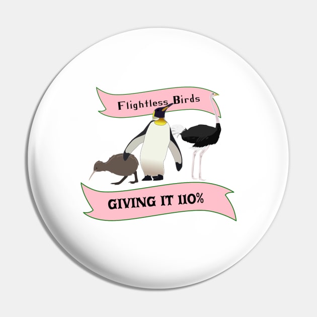 Flightless Birds Pin by ButterfliesT