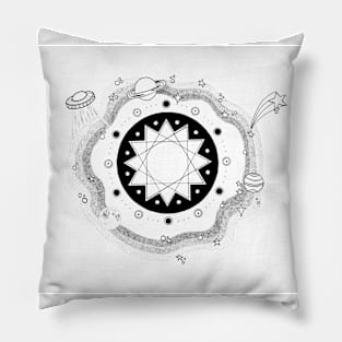 Space Carousel: Zoom Zoom Planets Pillow