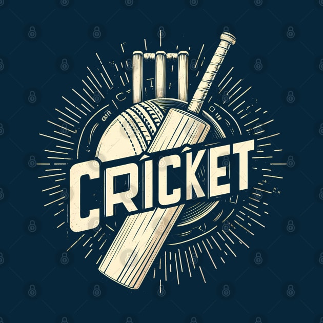 Cricket Player by TaevasDesign