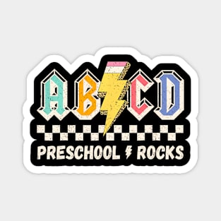 ABCD Preschool Pencil Lightning Teachers Boys Magnet