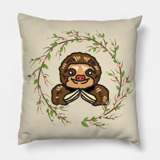 Sloth Love Pillow