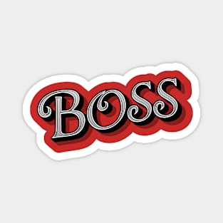 Boss | Typography Magnet