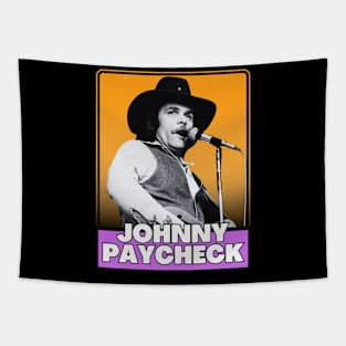 Johnny paycheck (retro) Tapestry