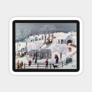 grandma moses Magnet