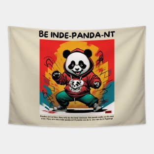 Be Inde-panda-nt Tapestry