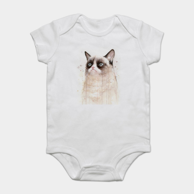 Grumpy Cat Grumpy Cat Face Onesie Teepublic