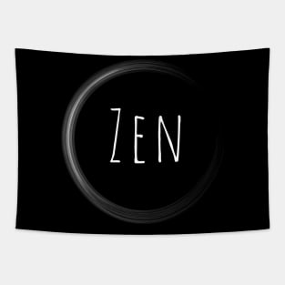 Zen White Tapestry