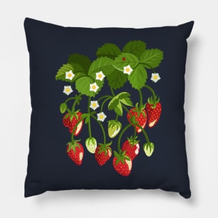 Strawberry Patch Pillow