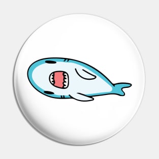 Sad Shark Pin