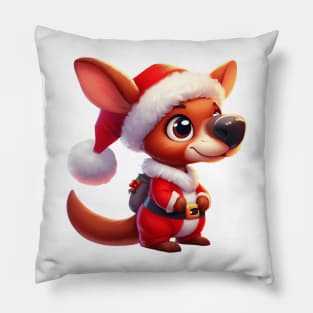 Cute Santa Kangaroo Pillow