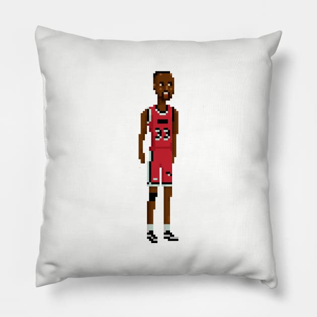 Alonzo Mourning Pillow by PixelFaces