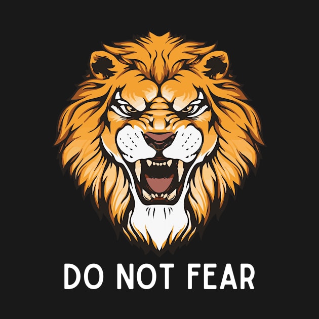 Do Not Fear Lion Head by LaurelBDesigns