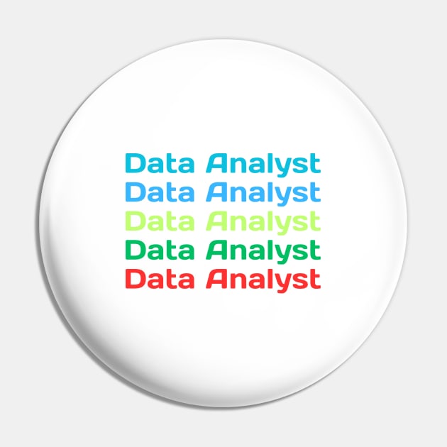 Data Analyst Pin by HobbyAndArt