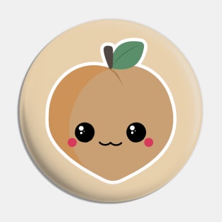 Kawaii Peach Pin