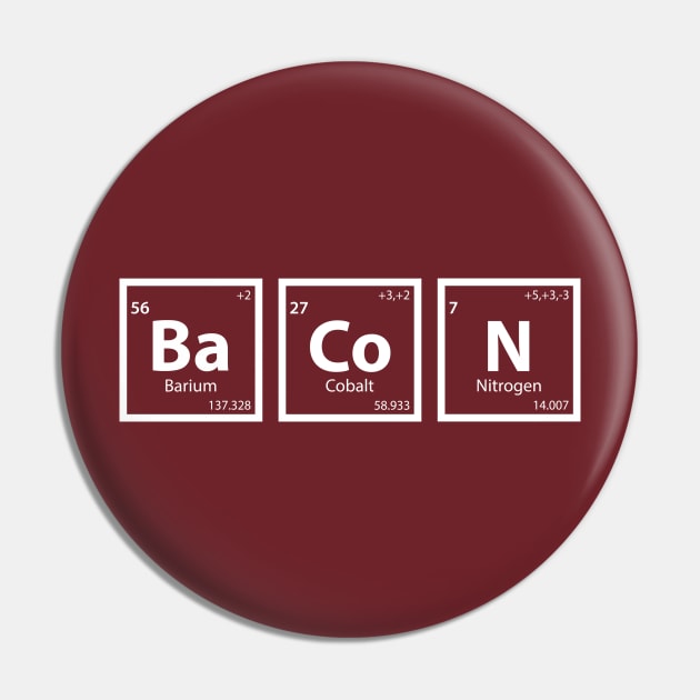 Bacon (Ba-Co-N) Pin by n23tees