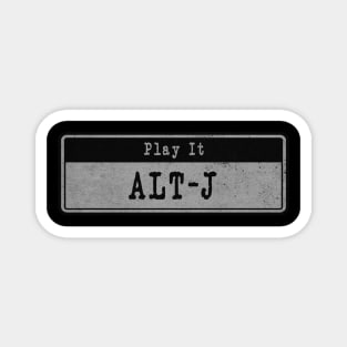 Alt-J // Vintage Fanart Magnet