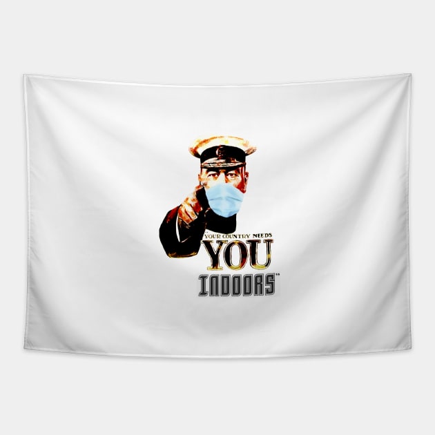 Your Country Needs You Indoors Tapestry by PictureNZ