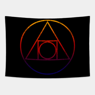 philosopher stone rainbow Tapestry