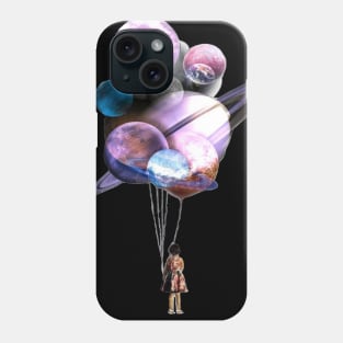 planets balloons Phone Case