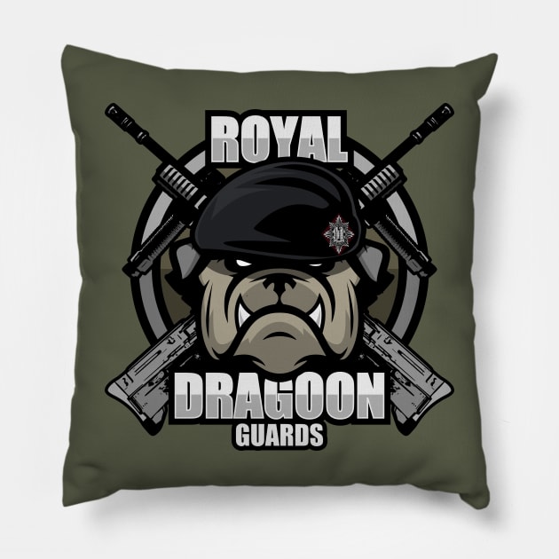 Royal Dragoon Guards Pillow by TCP