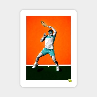 Rafa Nadal - Tennis Artwork Magnet