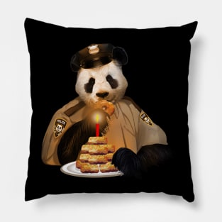 Panda Police Pillow