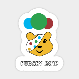 Pudsey bear pop art 2019 Magnet