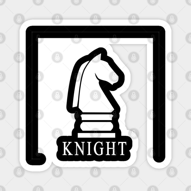 Funny Chess Knight Magnet by JayD World